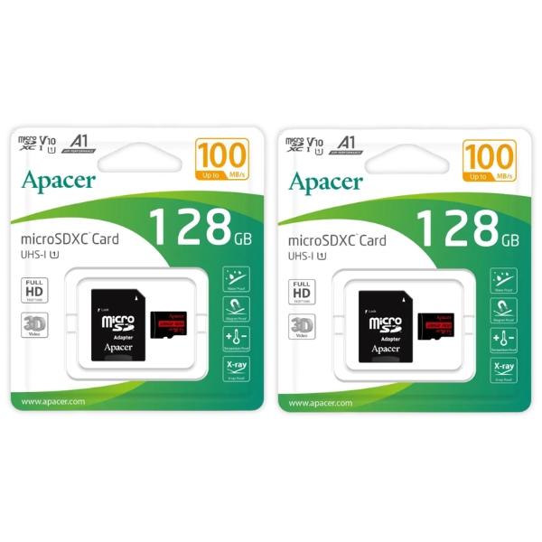 「2枚セット」 microSDXCカード 128GB 5年保証 AP128GMCSX10UB-R U...
