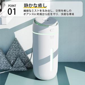加湿器 小型 卓上 ミニ 超音波 アロマ 除菌...の詳細画像2