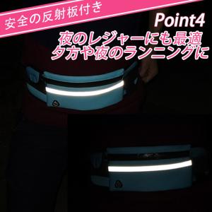 ランニングポーチ ランニングバッグ ウエストポ...の詳細画像5