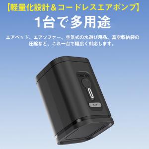電動ポンプ エアポンプ コードレス 空気入れ・...の詳細画像1