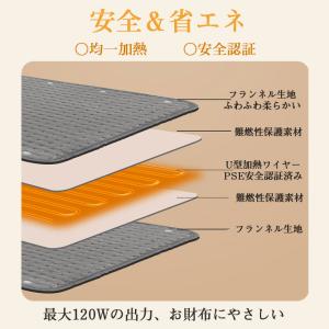 即納 ホットカーペット 9段階温度調節 タイマ...の詳細画像4