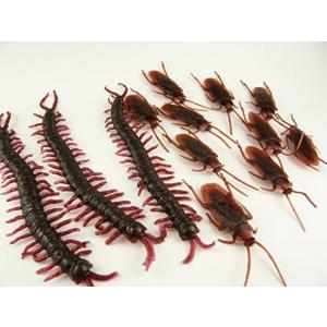 いたずらグッズ ジョークグッズ むかで5匹 ごきぶり30匹