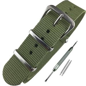 Airself NATOタイプ 時計ベルト 時計バンド ナイロン 替えバンド 替えベルト