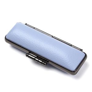 Airself 印鑑卸売工房 印鑑ケース PUレザー STソフト牛 ブラックメタル枠  はんこケース 最高級朱肉付 認印 銀行印 実印用