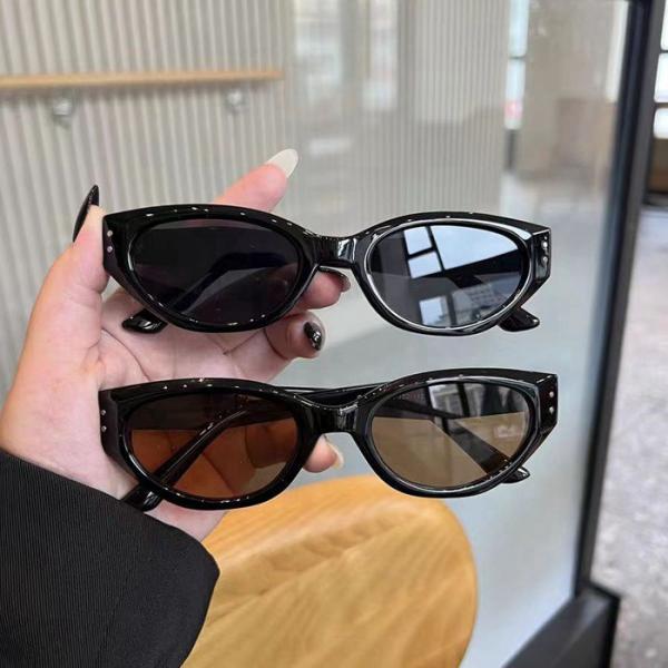 サングラス キャッツアイ レディース メンズ レトロ 紫外線対策 UV375