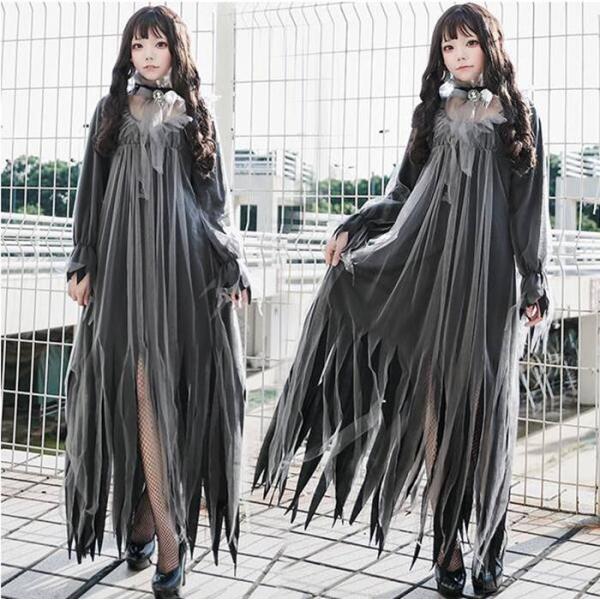 ハロウィン 衣装 ゾンビ 花嫁 レディース 幽霊の花嫁 魔女 コスプレ 仮装 吸血鬼 幽霊 魔女 悪...