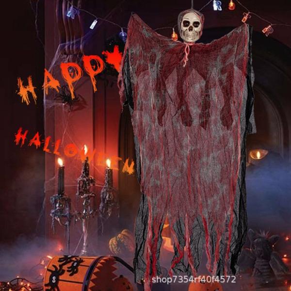 ハロウィン飾り 怖い幽霊 ハロウィン装飾 お化け屋敷 骸骨吊り下げ 雰囲気満点 ハロウィンパーティー...