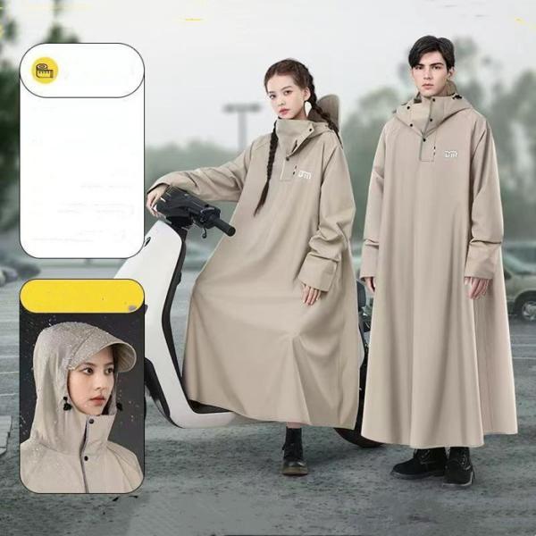 レインコート 自転車 通学 通勤 リュック対応 保育園 レインポンチョ ヘルメット対応 アウトドア ...