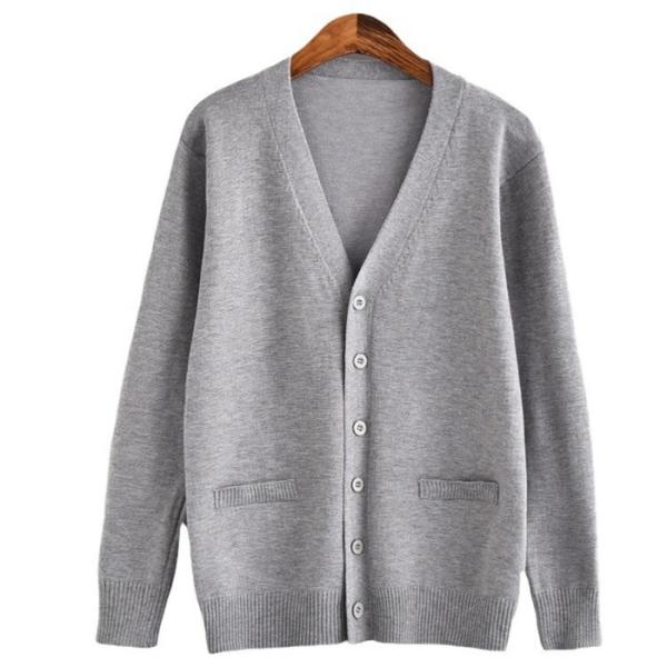 スクールカーディガン レディース JK 制服 カーディガン Vネック ニット 長袖 春 秋 冬 セー...