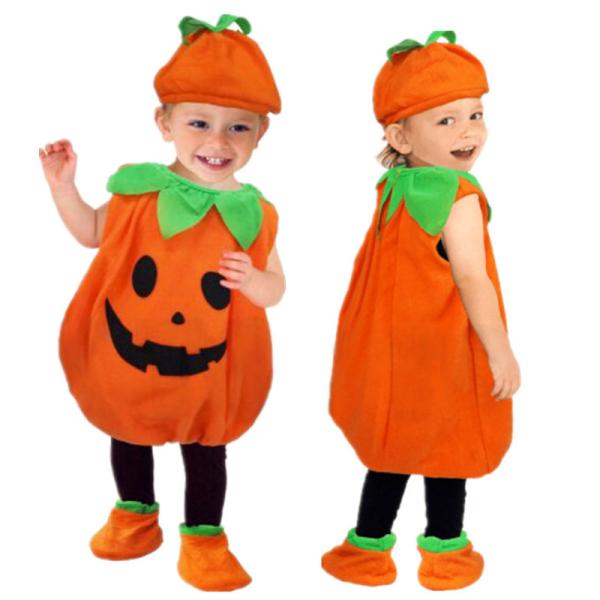 ハロウィン コスプレ 仮装 かぼちゃ パンプキン パーティーグッズ イベント用品 キッズ こども 男...