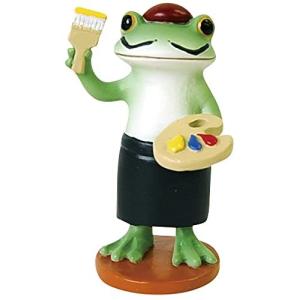 ダイカイ Copeau カエル の 置物 かわいい インテリア飾り 芸術家カエル 3.3×2.6×5.6 73315