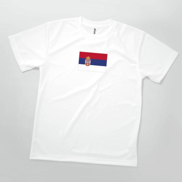 Tシャツ セルビア共和国 国旗