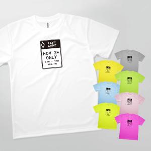 Tシャツ 同乗専用 車線・日時 アメリカ 標識｜goods-pro