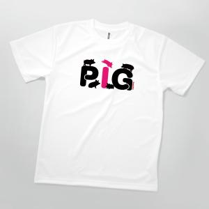 Tシャツ ブタまみれ PIG｜goods-pro