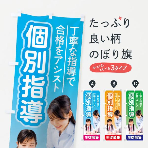 のぼり旗 個別指導