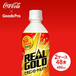リアルゴールド ウルトラチャージレモン 490ml ペットボトル×24