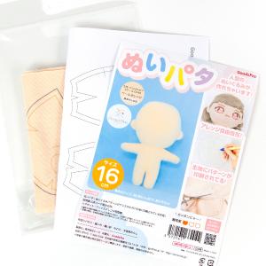 ぬいパタ16cm ぬいぐるみパターンが印刷されている生地｜goods-pro