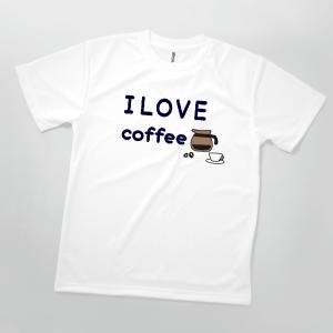 Tシャツ I love coffee コーヒー レトロ｜goods-pro