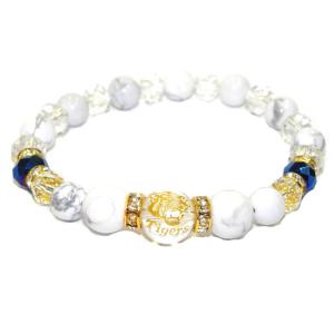 プロ野球 阪神タイガース  グッズ天然石ブレスレットマグネサイトMサイズ-017