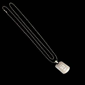 限定！中日ドラゴンズ祖父江大輔33 ネックレス&バッグチャームLサイズシルバー