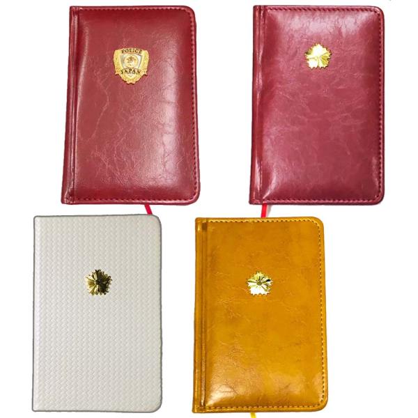 警察 雑貨 メモ帳 ◆映画舞台撮影用小道具◆エンブレム付◆