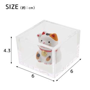 伊予結納センター 招き猫 招き升ねこ 約6×6...の詳細画像5