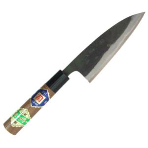 土佐刃物流通センター 黒打 舟行包丁 クルミ柄 スーパー鋼 135mm