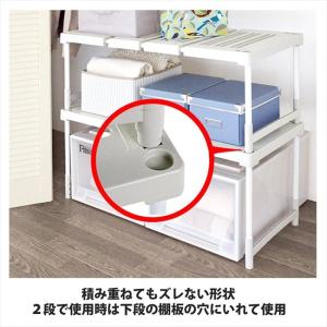 天馬 収納 押入れ PRXピタッ!と伸びるん棚...の詳細画像4