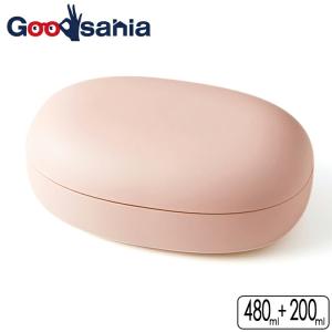 竹中 弁当箱 mayu マユ ランチボックス M ピンク 480ml+200ml