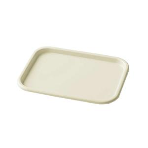 竹中 トレイ カームディッシュ 24cm レンジトレイ 約17.8×24×1.4cm 日本製 ライトグレー T-46672