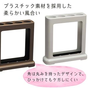 小原産業 傘立て 直列4本 ホワイト 約29×...の詳細画像3