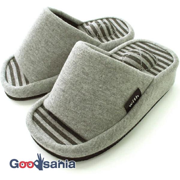 オクムラ スリッパ With ダイエット フリーサイズ グレー NGAM9900IV