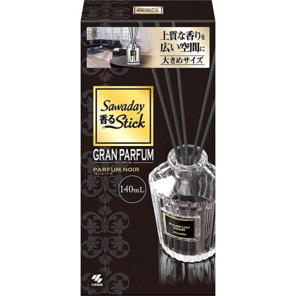 小林製薬 サワデー香るスティック グランパルファム 芳香剤 部屋用 パルファムノアール 本体 140...