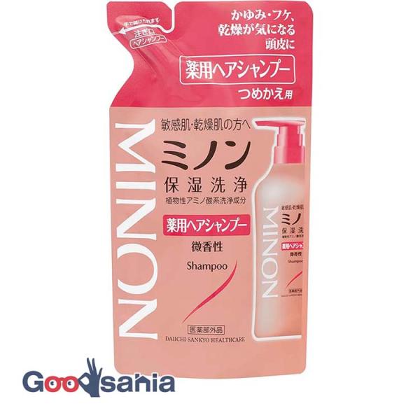 第一三共ヘルスケア ミノン MINON 薬用ヘアシャンプー 詰替用 380ml