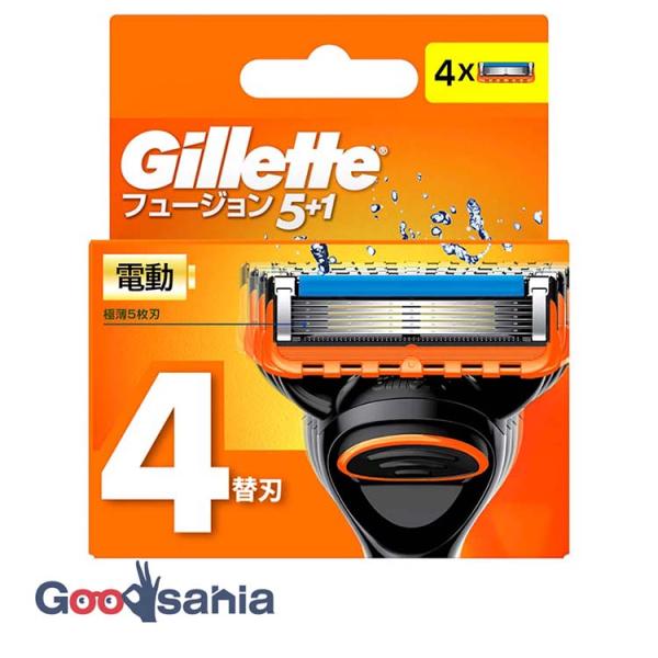Gillette フュージョン 電動タイプ 替刃4個入