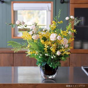 アスカ 造花 ミモザ ピック イエロー 全長約...の詳細画像3