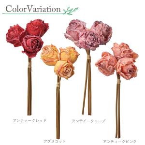 アスカ 造花 ローズ バンチ アンティークピン...の詳細画像2