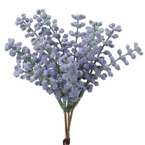 アスカ 造花 ベリー バンチ スモークパープル...の詳細画像1
