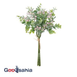 アスカ 造花 ミックスフラワーバンチ ピンク 全長:約37cm、幅:約20cm A-34548-003