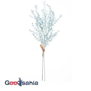 アスカ 造花 ミニユーカリバンチ シーフォームグリーン 全長:約33cm、幅:約13cm 1束(3本組) A-44117-059S