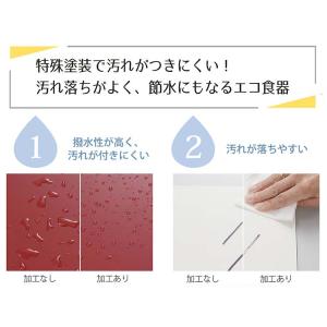 宮本産業 お椀 クリーンコート 赤溜 持手付 ...の詳細画像3