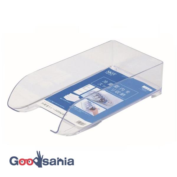 パール金属 スキット 冷蔵室トレー 500ml缶用 日本製 クリア HB5565