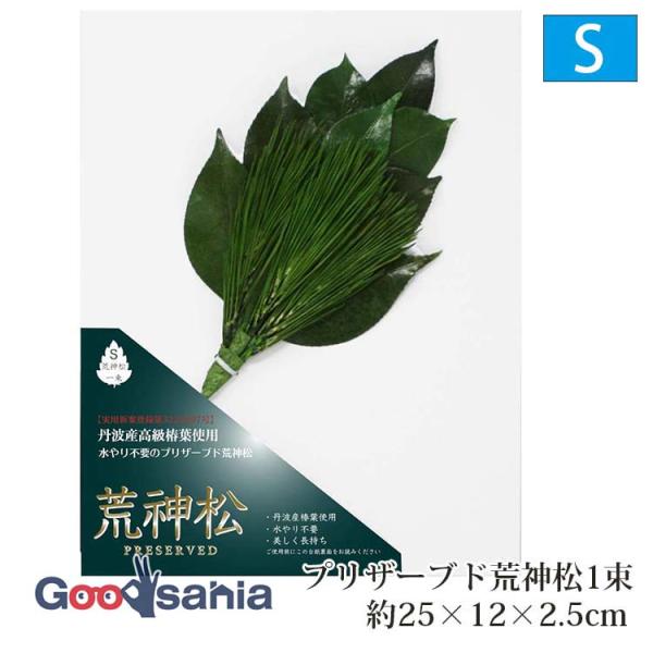 A&amp;K 荒神松 プリザーブド荒神松 Sサイズ 一束 日本製 グリーン LK-006JS