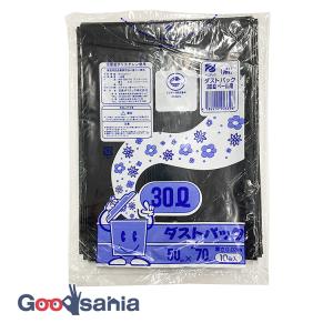 日泉ポリテック ゴミ袋 ダストパック 日本製 黒 30L 10枚入