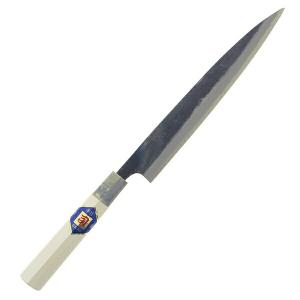 土佐刃物 舟行包丁 黒打 両刃 青鋼入 150mm 忠義 : 土佐刃物と園芸用品