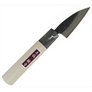 土佐刃物 アジ割 両刃 青鋼入 120mm （黒打小柳包丁）丸海 : 土佐刃物