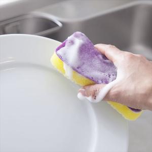 アイセン 長持ち スポンジ 薄型 パープル 約...の詳細画像2