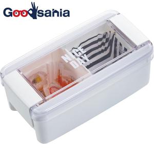 NICE DAY イージーケア ランチボックス 1段 ホワイト 520ml B-1487WH