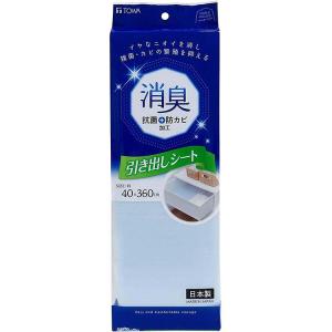 東和産業 たんすシート HC消臭引き出しシート ブルー 約40×360cm 556309