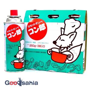 東海 カセットボンベ コン郎 250g×3本入パックの商品画像
